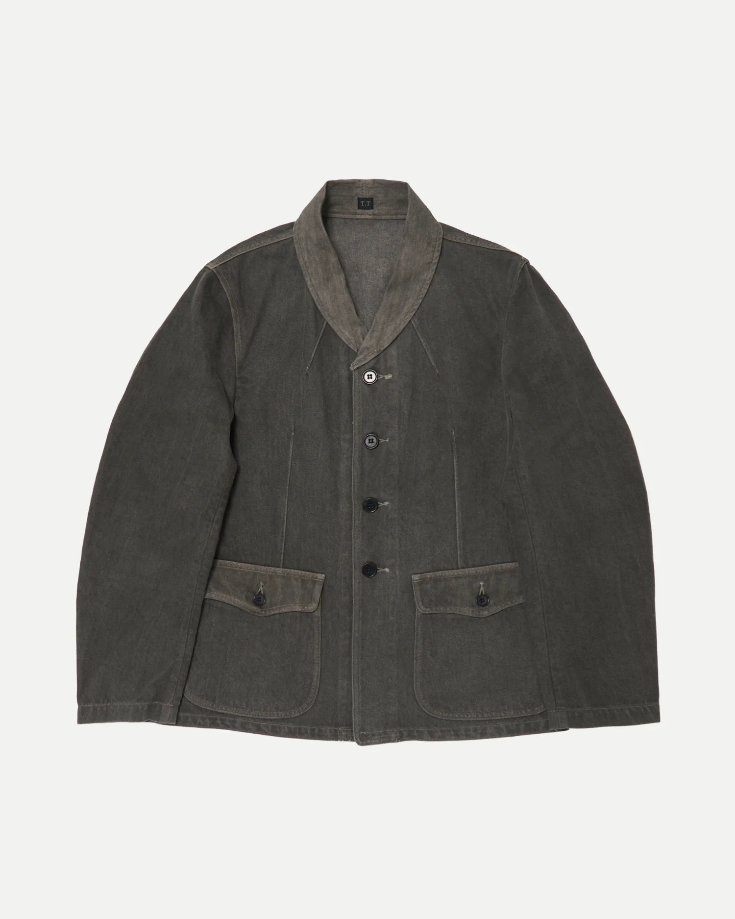 T.T 26SS LOT.327 MODIFIED SHAWL COLLAR JACKET